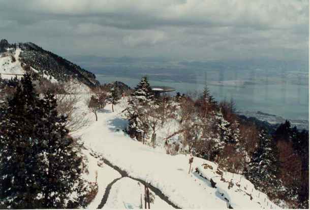 比叡山雪景色