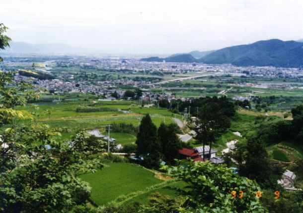 長楽寺からの眺望